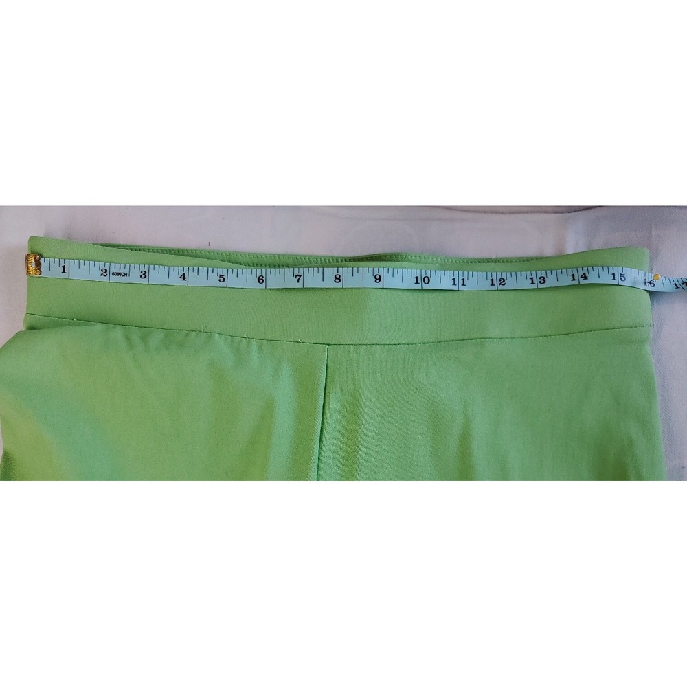 Lime Green Pant Suit With Embroid Trim. Stunning! Women's M, Wedding - Picture 9 of 10